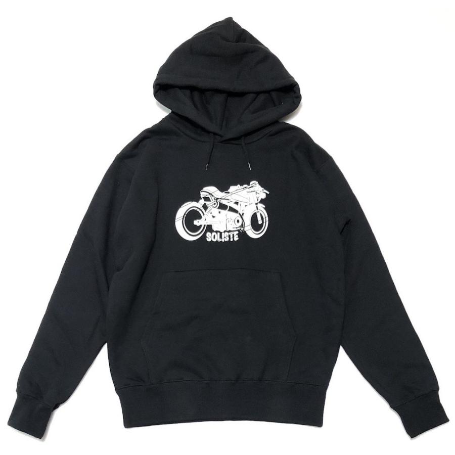 SOLISTE ソリスト MONKEY125 SWEAT HOODIE (スウェット パーカー) サイズ：L カジュアルパーカー・フーディー・スウェット アパレル