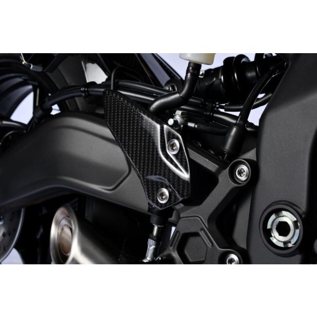 SPEEDRA スピードラ ヒールプレート タイプ：平織り／艶あり ZX-25R KAWASAKI カワサキ ヒールガード ステップ 足回り | SPEEDRA | 02