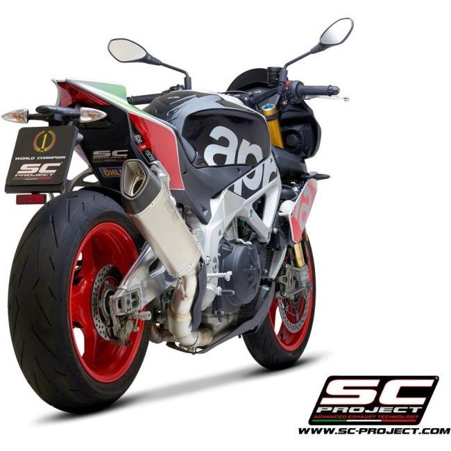 SC-PROJECT SCプロジェクト SC1-R スリップオンサイレンサー 本体材質：チタン TUONO V4 1100 RR FACTORY APRILIA アプリリア スリップオンマフラー マフラー | SCーPROJECT | 01