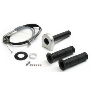 ACTIVE アクティブ スロットルキット【TYPE-2】 ホルダーカラー：シルバー / ワイヤー金具：ステンレス 巻取径：Φ28 Z900 KAWASAKI カワサキ ハンドル