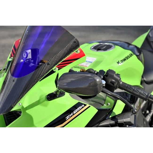 Magical Racing マジカルレーシング カーボントリムスクリーン スクリーンカラー：スーパーコート / タイプ：綾織カーボン ZX25R  KAWASAKI カワサキ