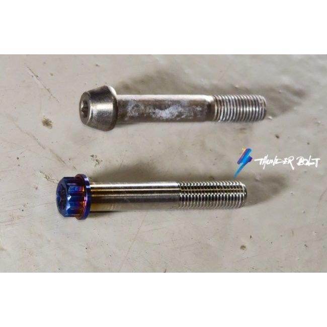 THUNDER BOLT サンダーボルト M10&times;1.5 デュアルドライブ 長さ：30mm キャリパーボルト・マウントボルト ブレーキ