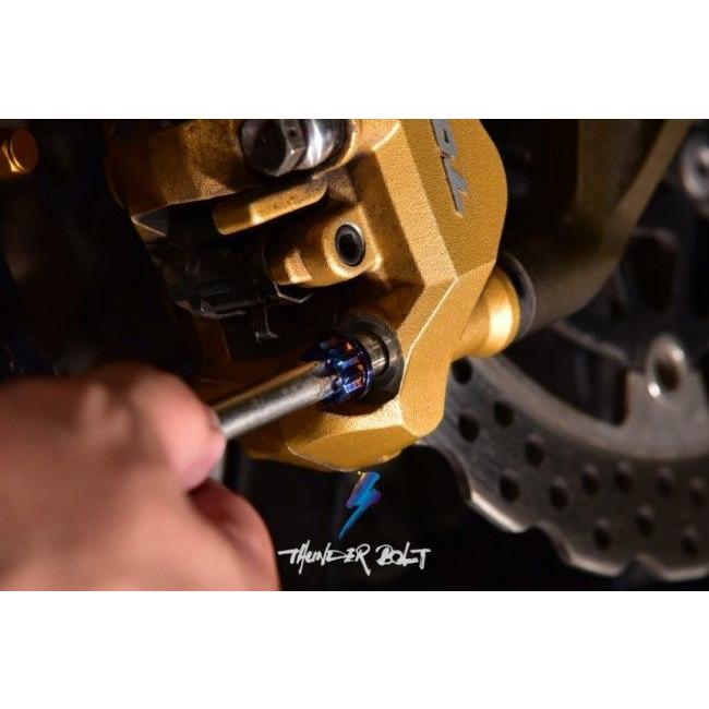 THUNDER BOLT サンダーボルト M10&times;1.5 デュアルドライブ 長さ：30mm キャリパーボルト・マウントボルト ブレーキ