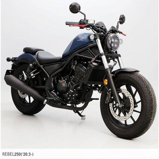ENDURANCE エンデュランス hi-POWER メガホンマフラー レブル250 S Edition HONDA ホンダ スリップオンマフラー マフラーの画像