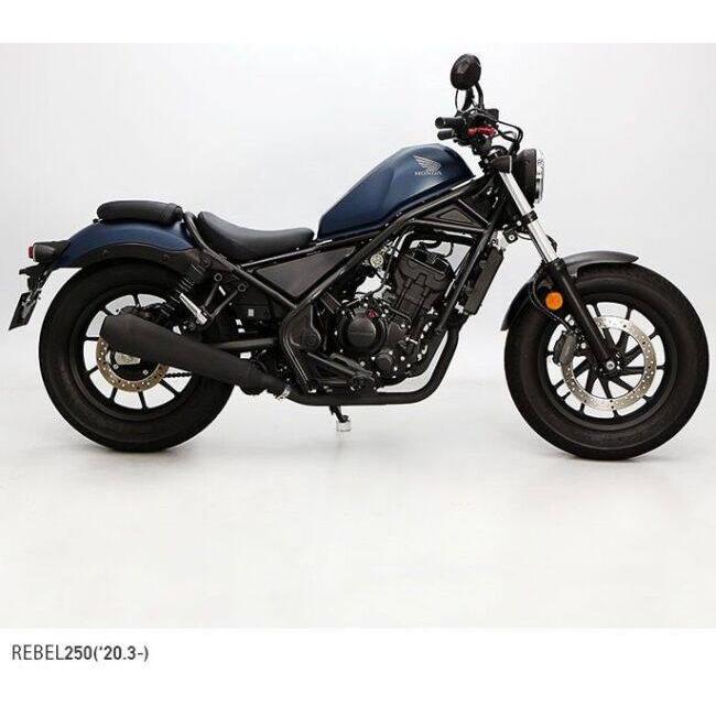 ENDURANCE エンデュランス hi-POWER メガホンマフラー レブル250 S Edition HONDA ホンダ スリップオンマフラー マフラーの画像