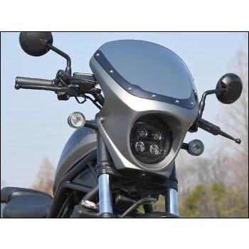 CHIC DESIGN シックデザイン マスカロード カラー：未塗装(サフェーサ仕上げ) / スクリーンカラー：クリア Rebel 250 500 HONDA ホンダ ビキニカウル 外装の画像