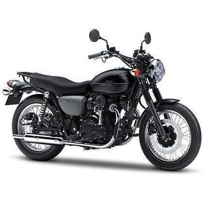 【美品】Kawasaki W800 黒 右サイドカバー カワサキ（Kawasaki） スロットルボディカバー W800 CAFE STREET