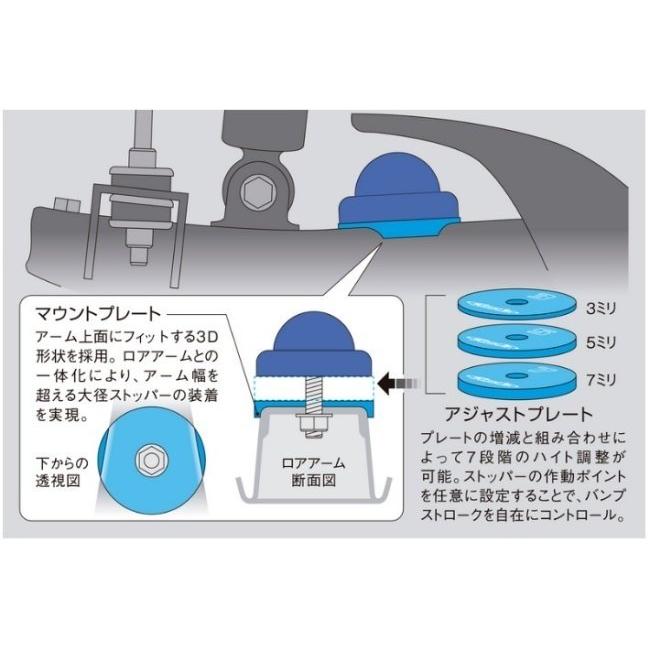 ハイエース　2WD ストロークストッパー GENB Genb ゲンブ 200系ハイエース 2WD ストロークストッパー