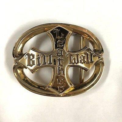 ★BILL Wall Leather  ロゴベルトバックル★ 部品屋K&W 【Bill Wall Leather(ビルウォールレザー)】Logo Belt