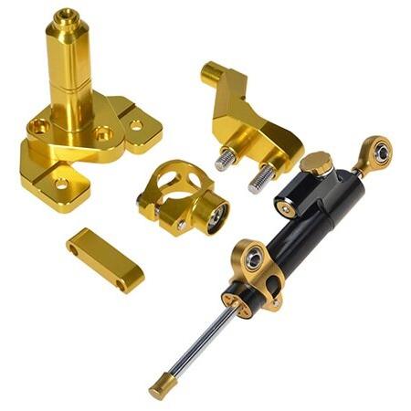 ATop エートップ ステアリングダンパーキット カラー：ゴールド MT-03 YZF-R03 YZF-R25 YZF-R3 YAMAHA ヤマハ ステアリングダンパー ハンドル周辺パーツ | ATop