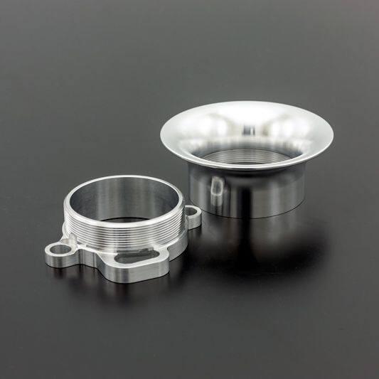 PMC ピーエムシー ビレット2ピースエアファンネル カラー：ブラックアルマイト / サイズ：50mm ファンネル 吸気関連 エンジン | PMC | 01