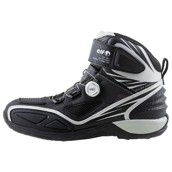 elf バイクシューズ ライディング 26.5 elf（エルフ） elf shoes エルフシューズ S17［シンテーゼ17 ホワイト