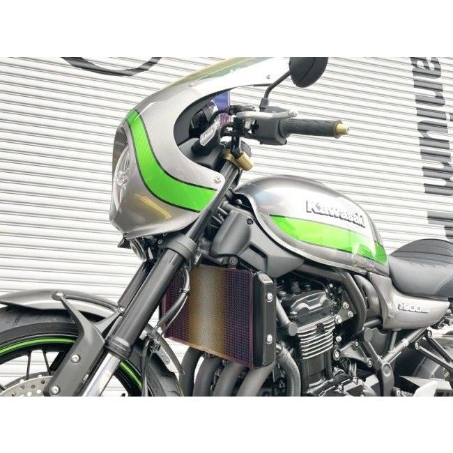 チタニウムパワーラジエターコアガードカワサキZ900RS 飛び石なし