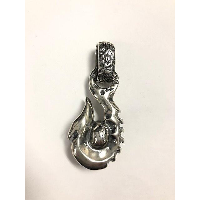 部品屋K&W 【Bill Wall Leather(ビルウォールレザー)】Graffiti Fish Hook Vintage Skull＆Mid-Star on forehead Ltd.25 Pendant その他グッズ