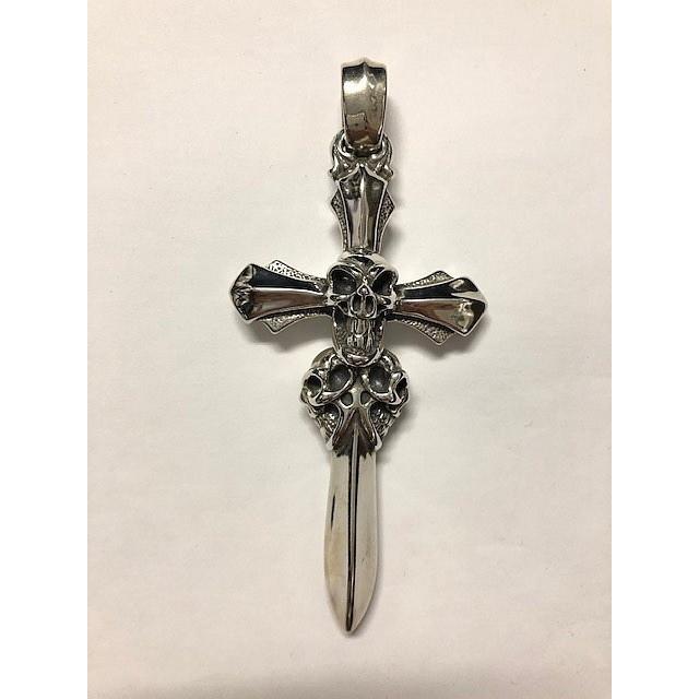 部品屋K&W 【BILL WALL LEATHER】Master Triple Skull／Cross