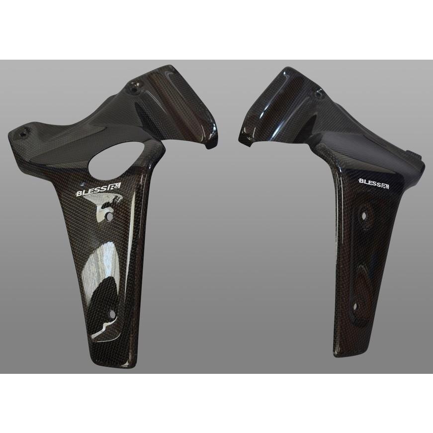 BLESS R’S ブレスアールズ カーボン・ラジエターシュラウド 仕様：光沢クリア塗装済み品 Z900RS CAFE KAWASAKI カワサキ ラジエーター 冷却関連 エンジン