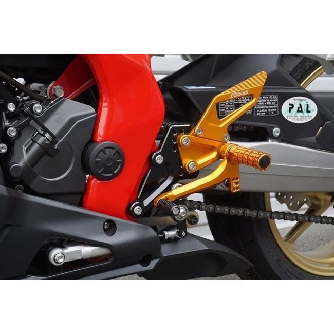 SNIPER スナイパー レース用 バックステップ カラー：ブラック CBR250RR HONDA ホンダ ステップ 足回り_3