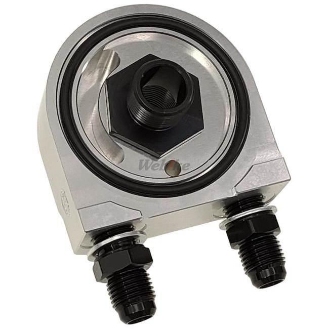 ACTIVE アクティブ 【ストレートオイルクーラーキット補修用】 取り出しセット カラー：シルバー／ブラックフィッティング W400 W650 W800 KAWASAKI カワサキ | ACTIVE | 02