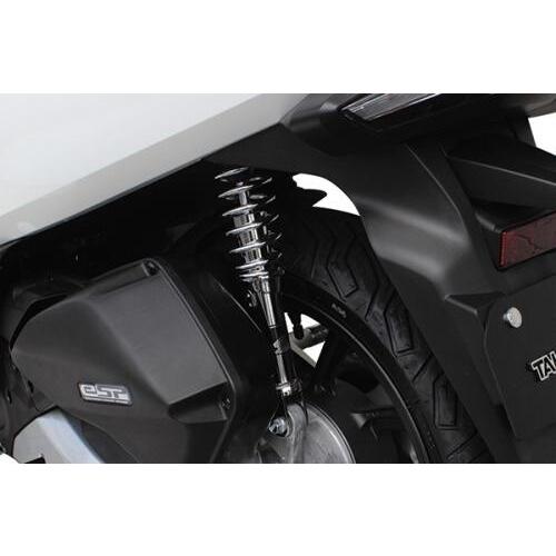 SP武川 SPタケガワ ローダウンリアショックアブソーバー スプリングカラー：クロムメッキ PCX HYBRID PCX150 HONDA ホンダ リアサスペンション サスペンションの画像