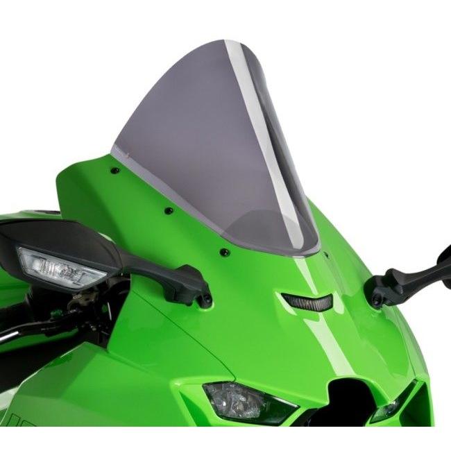 Puig プーチ レーシングスクリーン R-Racer カラー：ダークスモーク ZX-10R ZX-10RR KAWASAKI カワサキ スクリーン 外装の画像