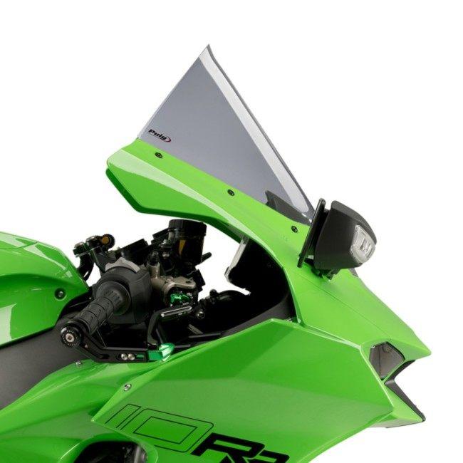 Puig プーチ レーシングスクリーン R-Racer カラー：ダークスモーク ZX-10R ZX-10RR KAWASAKI カワサキ スクリーン 外装の画像