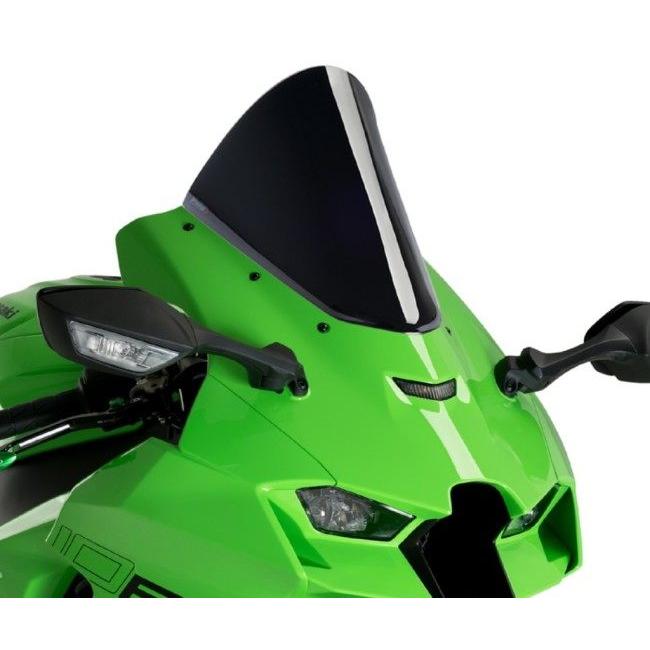 Puig プーチ レーシングスクリーン R-Racer カラー：ブラック ZX-10R ZX-10RR KAWASAKI カワサキ スクリーン 外装の画像