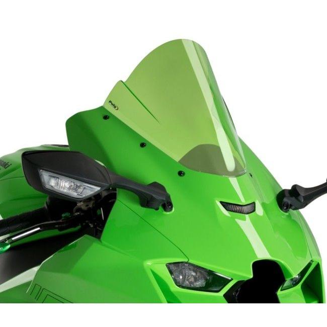 Puig プーチ レーシングスクリーン Z-Racing カラー：グリーン ZX-10R ZX-10RR KAWASAKI カワサキ スクリーン 外装_4