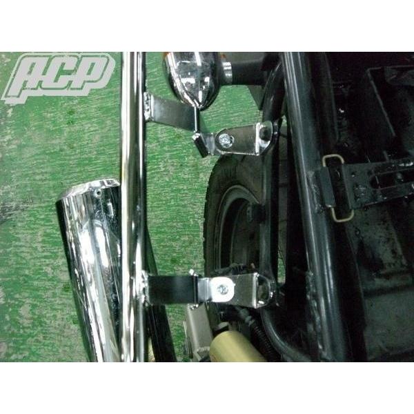 バリオスロングタンデムバー 新品未使用早い者勝ち!! ACP（エーシーピー） ロングタンデムバー バリオス 2型 KAWASAKI