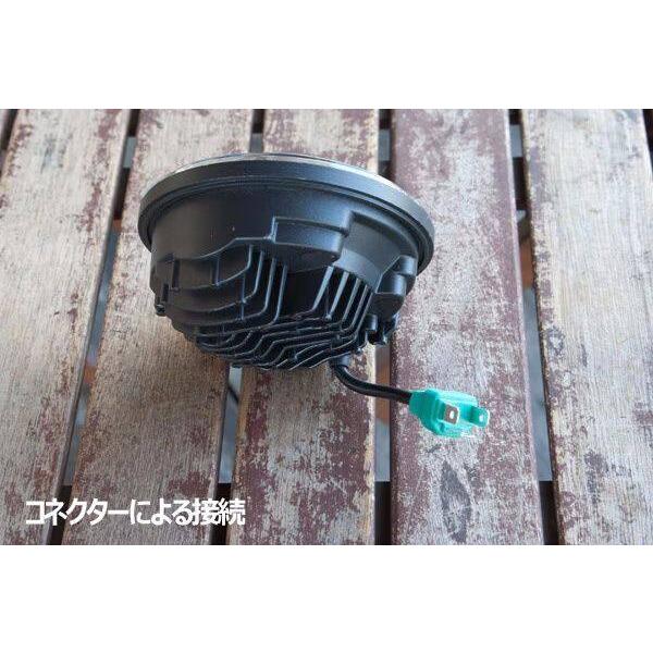 TERADA MOTORS テラダモータース 7インチ LEDヘッドライト カラー：ブラック FLSTC ヘリテイジソフテイル FLSTF ファットボーイ ツーリング ヘッドライト | ブランド登録なし | 01