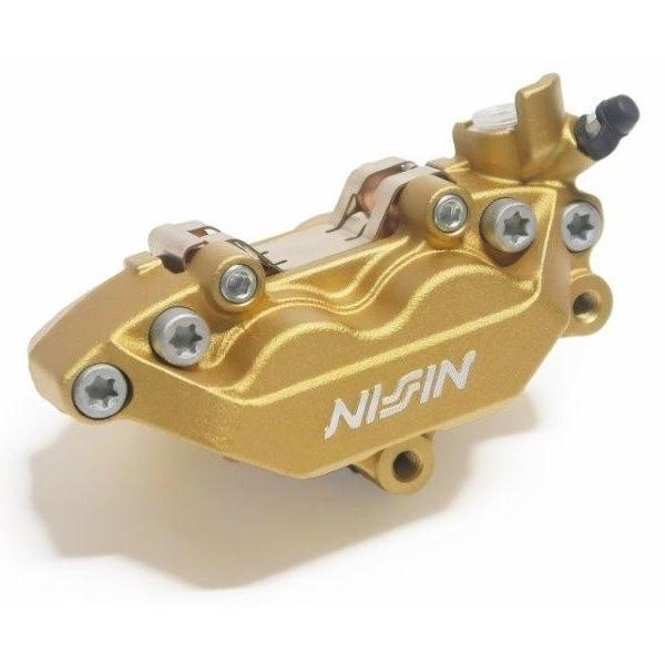 NISSIN ニッシン ADVANTAGE [ニッシン] 4POTキャリパー RC Type カラー：ゴールド / タイプ：右用 キャリパー ブレーキ | NISSIN（バイク）