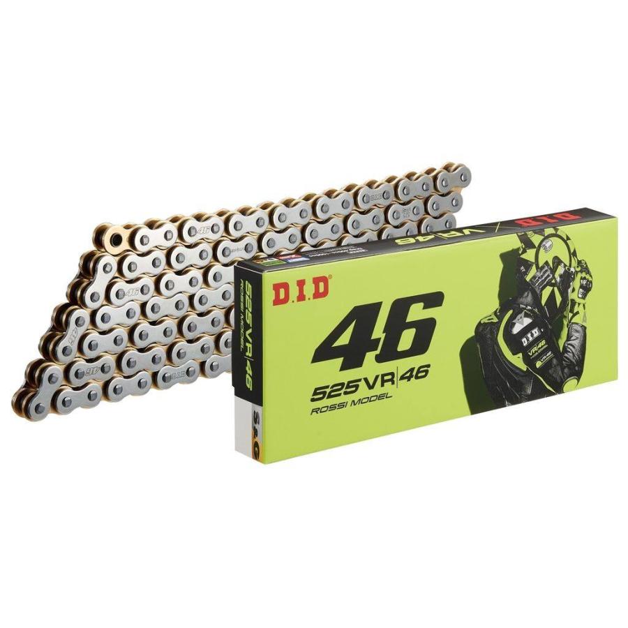 D.I.D DID ダイドー VR46シリーズチェーン 525VR/46 シルバー 