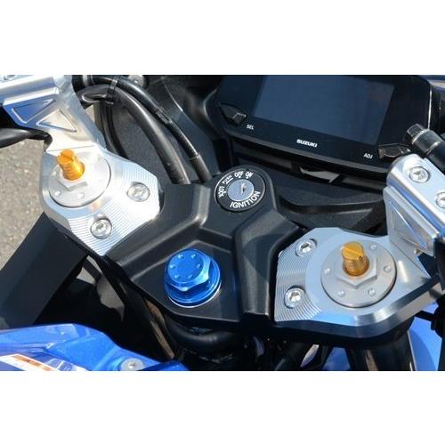 AGRAS アグラス イニシャルアジャスター アルマイトカラー：ブルー GIXXER SF250 SUZUKI スズキ フロントイニシャルアジャスター サスペンション 足回り