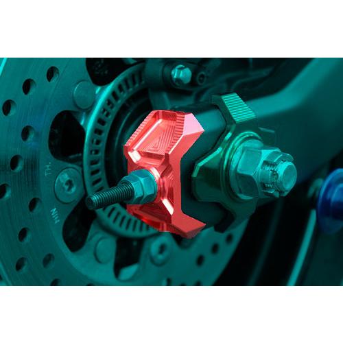 AGRAS アグラス チェーンアジャスターキャップ カラー：ブラック ZX-25R ZX-4RR KAWASAKI カワサキ アクスルブロック・チェーンアジャスター 足回り | Agras | 01