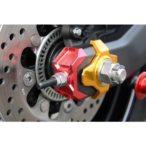 ひこっち AGRAS アグラス チェーンアジャスターキャップ カラー：チタン ZX-25R