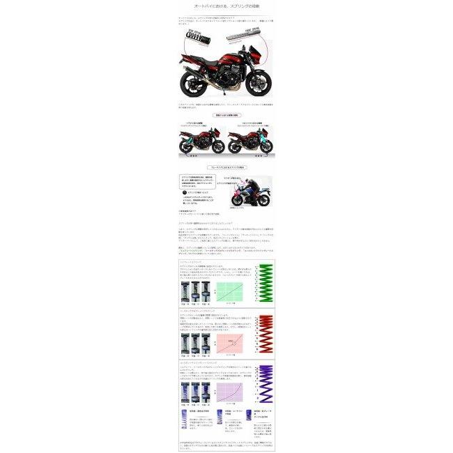 HYPERPRO ハイパープロ フロントスプリング W800 CAFE STREET KAWASAKI カワサキ フォークスプリング サスペンション 足回りの画像