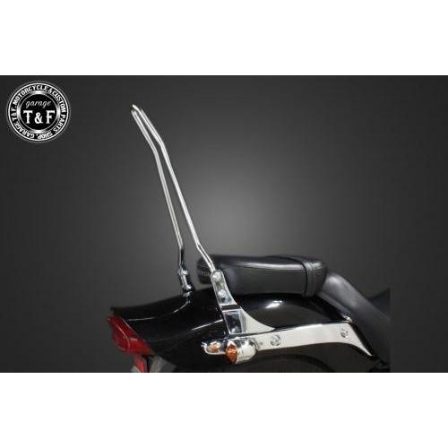 Garage T\u0026F ガレージ 純正フェンダー専用シーシーバーショート カラー：メッキ仕上げ スティード400VLS スティード400VSE HONDA ホンダ 外装の画像