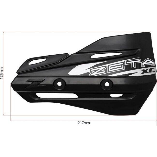 ZETA RACING ジータ レーシング アーマーハンドガード XC プロテクター Φ22.2mm カラー：ブラック／ブラック ハンドガード・ナックルガード ハンドル | ZETA | 04