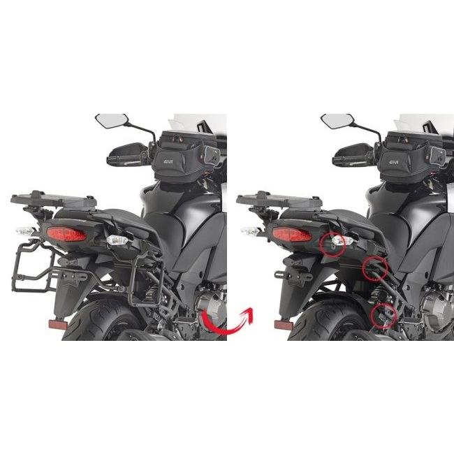 Givi Indonesia ジビインドネシア サイドキャリア VERSYS 1000 KAWASAKI カワサキ バッグ・ボックス取り付けステー 車体用バッグ・ケース_1