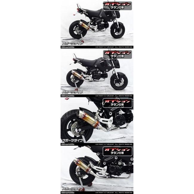 WirusWin ウイルズウィン ロイヤルマフラー【フルエキゾースト】 グロム(MSX125) HONDA ホンダ フルエキゾーストマフラー マフラーの画像