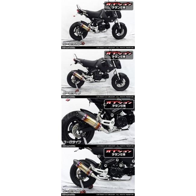 WirusWin ウイルズウィン ロイヤルマフラー【フルエキゾースト】 グロム(MSX125) HONDA ホンダ フルエキゾーストマフラー マフラーの画像