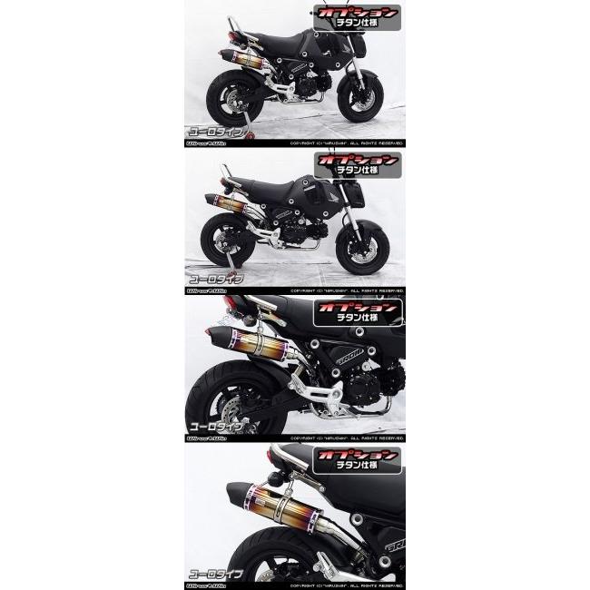 エイプ50 キャブ車用　ウイルズウィン　ロイヤル　アップマフラー WirusWin（ウイルズウィン） ロイヤルアップマフラー【フル