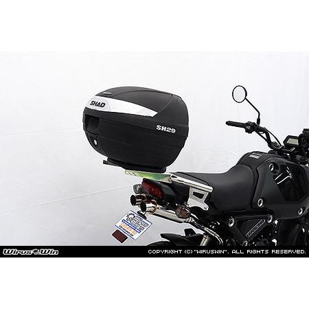 WirusWin ウイルズウィン SHAD製リアボックス付きタンデムバー グロム