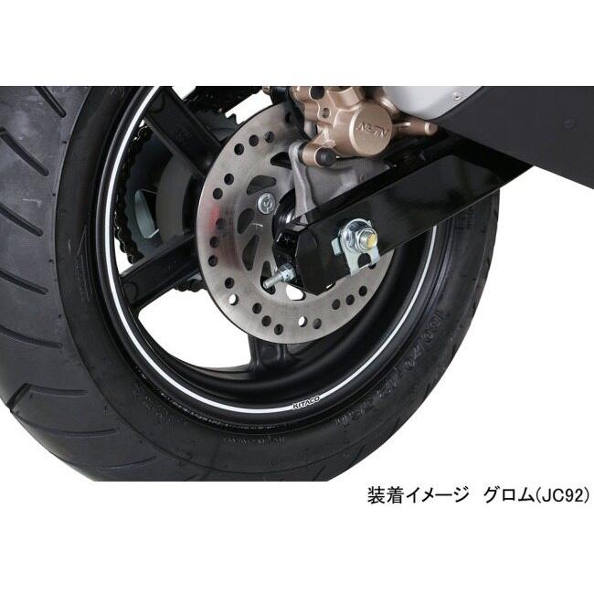 KITACO キタコ チェーンアジャスターキャップ カラー：ブラック ダックス125 グロム HONDA ホンダ アクスルブロック・チェーンアジャスター 足回り | KーCON | 01