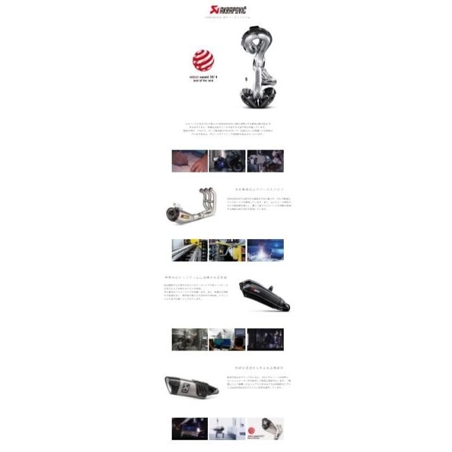 AKRAPOVIC アクラポビッチ スリップオンラインマフラー GTS300 SEI GIORNI HPE Vespa ベスパ スリップオンマフラー マフラー_5