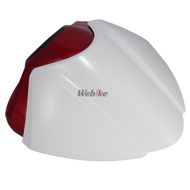 SUZUKI スズキ シングルシートカウル カラー：ブリリアントホワイト／キャンディダーリングレッド(45500-10800-CEB) Hayabusa GSX1300RRQM2 シート関連 外装の画像