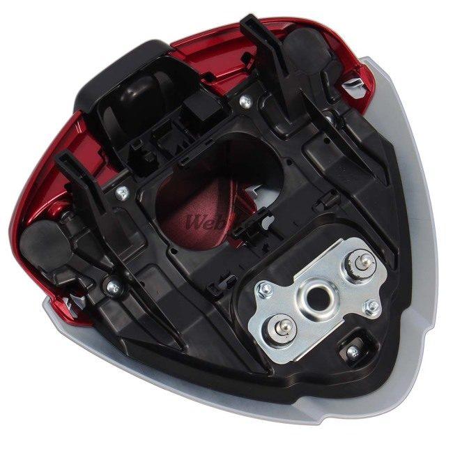 SUZUKI スズキ シングルシートカウル カラー：ブリリアントホワイト／キャンディダーリングレッド(45500-10800-CEB) Hayabusa GSX1300RRQM2 シート関連 外装の画像