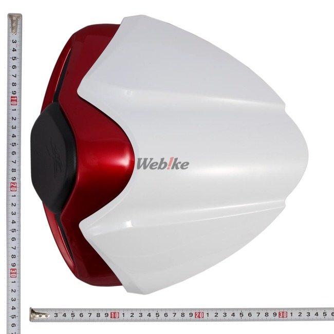 SUZUKI スズキ シングルシートカウル カラー：ブリリアントホワイト／キャンディダーリングレッド(45500-10800-CEB) Hayabusa GSX1300RRQM2 シート関連 外装の画像