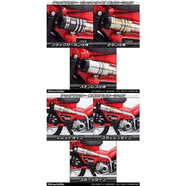 WirusWin（ウイルズウィン） アップマフラー CT125・ハンターカブ