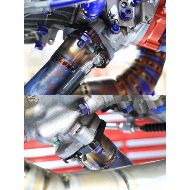 NSR250R マフラーフランジ ステンレス製　カスタムパーツ　高性能 T2Racing T2 Racing T2レーシング チタンチャンバーフランジ NSR250R