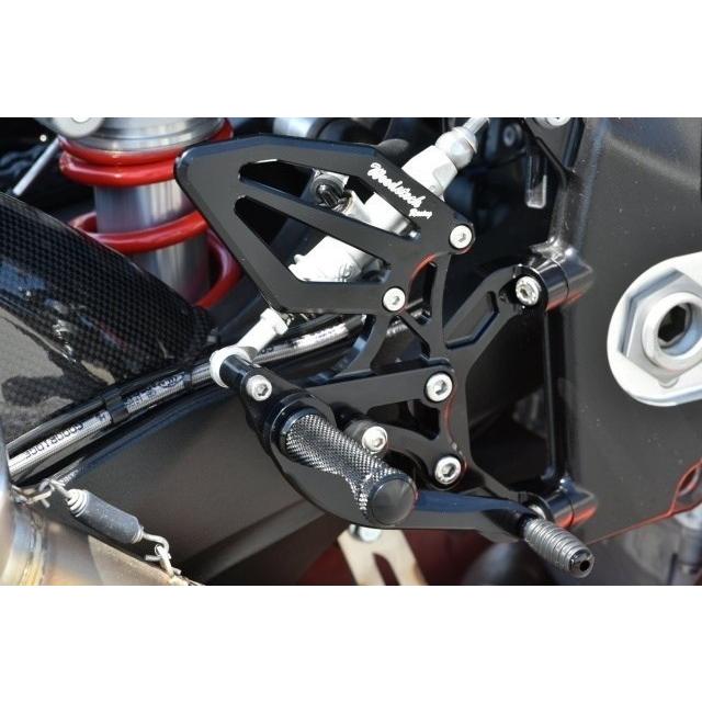 WOODSTOCK ウッドストック バックステップキット カラー：ALLブラック S1000RR BMW バックステップ ステップ 足回り